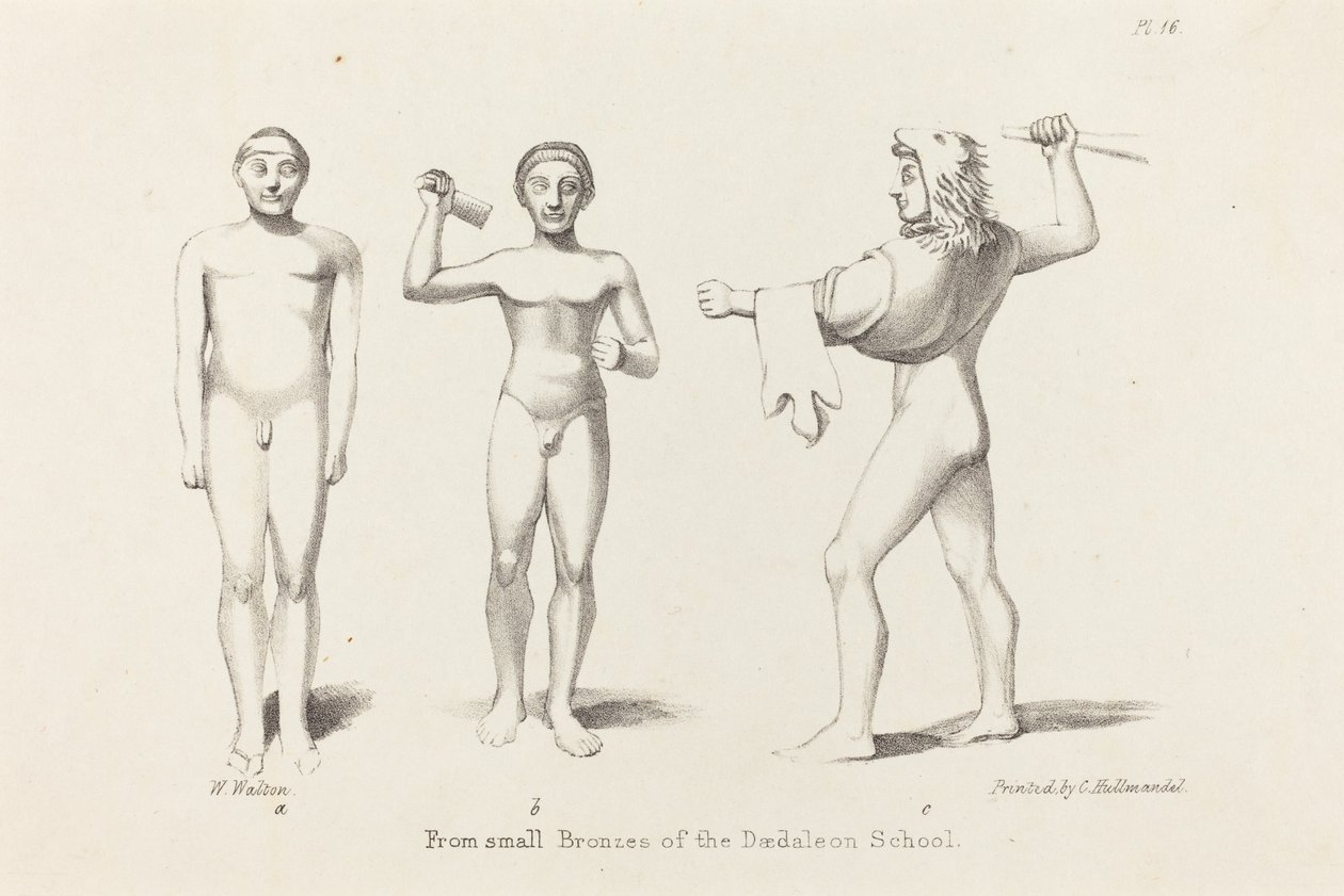 Daedalische Figuren aus Bronzen von W. Walton after John Flaxman