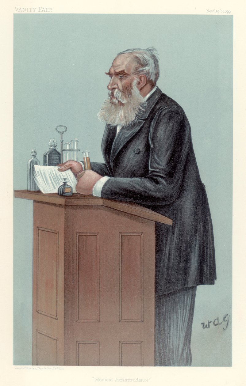 Thomas Stevenson, britischer forensischer Wissenschaftler, 1899 von Wag
