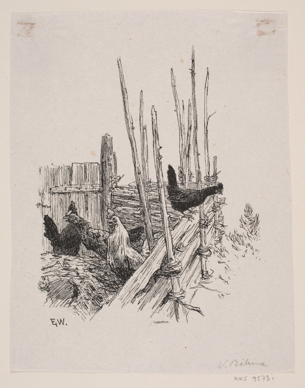 Illustration zu "Hvad skal ungen hedde?" von Waldemar Bøhme