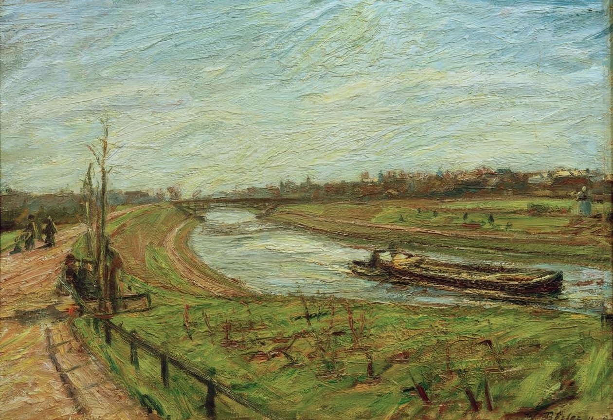 Landschaft am Teltowkanal von Waldemar Rosler
