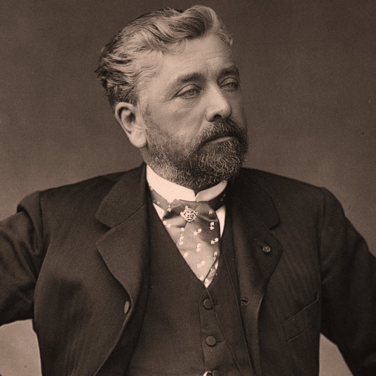 Porträt von Gustave Eiffel. 1889 von Walery