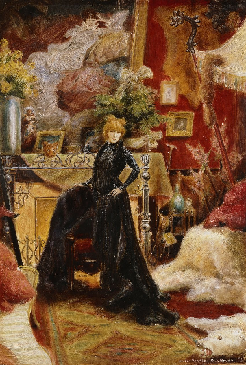 Porträt von Sarah Bernhardt von Walford Graham Robertson