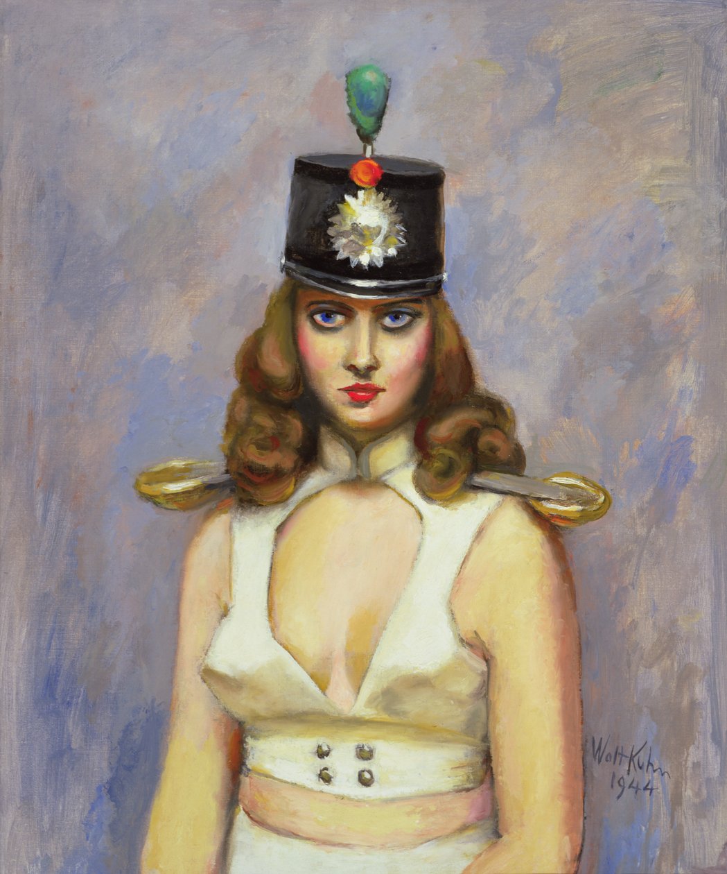 Grüner Pom-Pom von Walt Kuhn