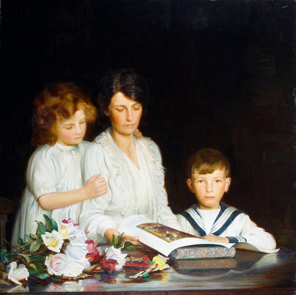 Ein Familienporträt, 1919 von Walter Bonner Gash