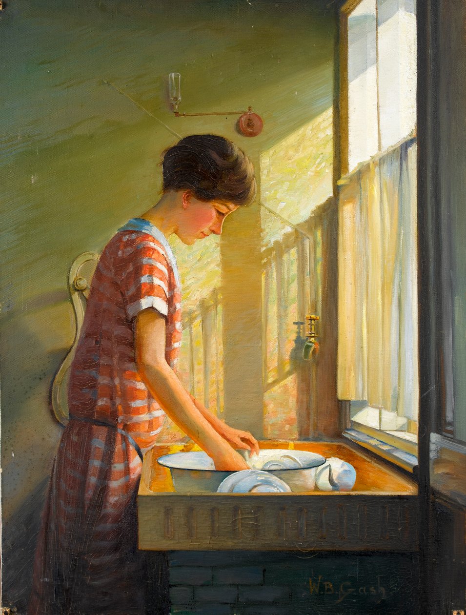 Abwasch, ca. 1924-25 von Walter Bonner Gash