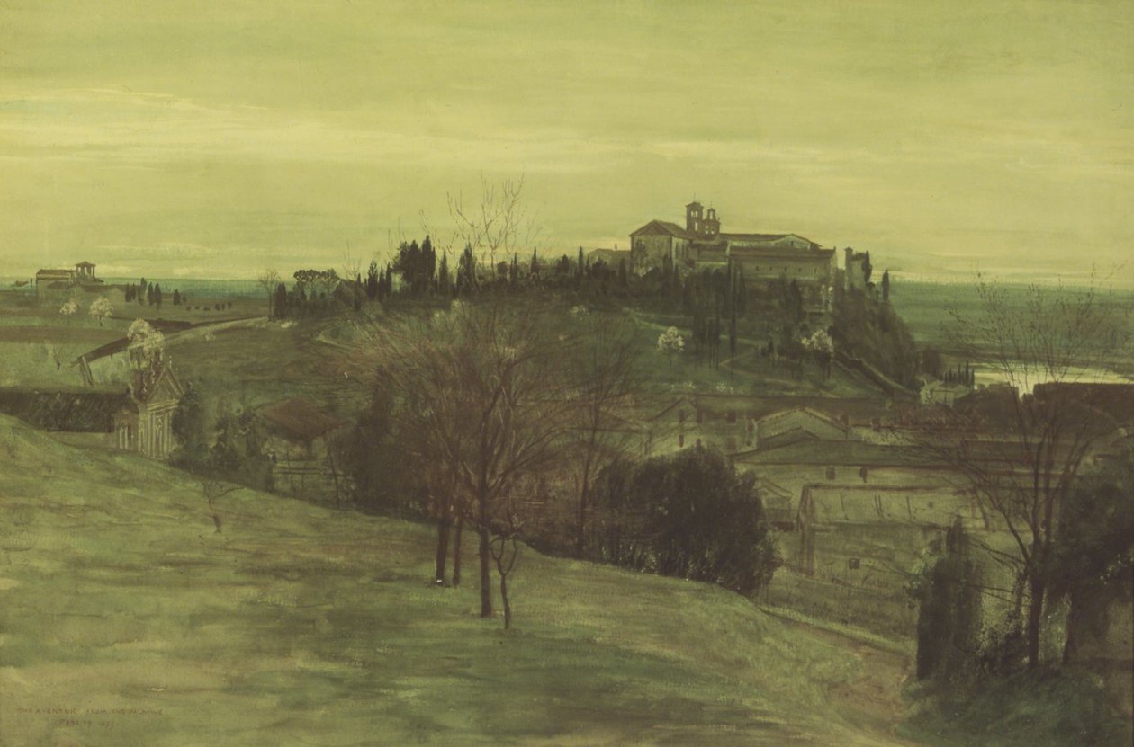 Der Aventin vom Palatin von Walter Crane