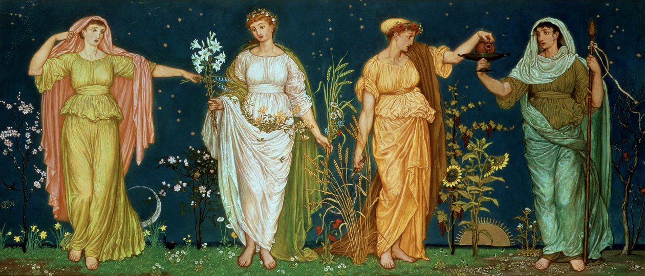 Die Jahreszeiten von Walter Crane