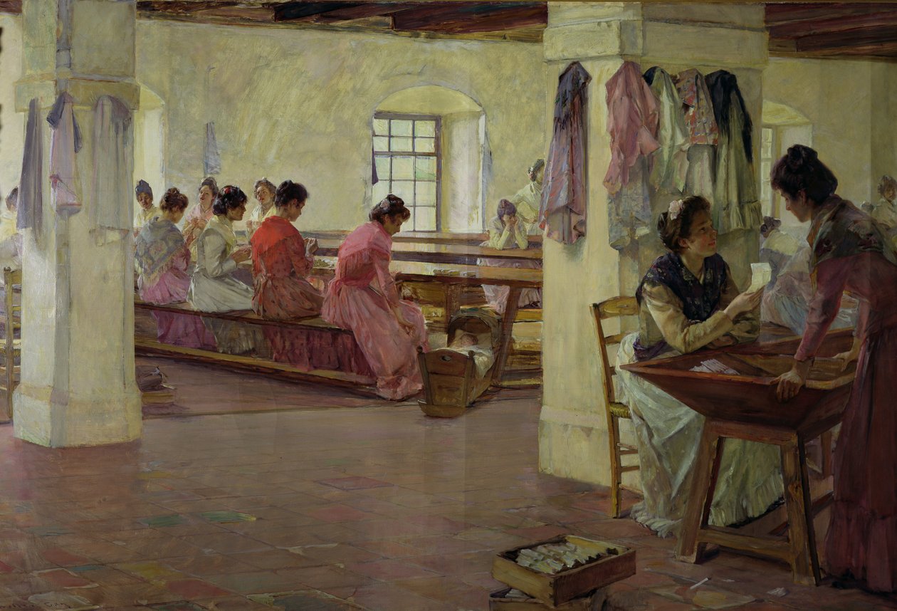 Zigarrenmacher in Sevilla von Walter Gay