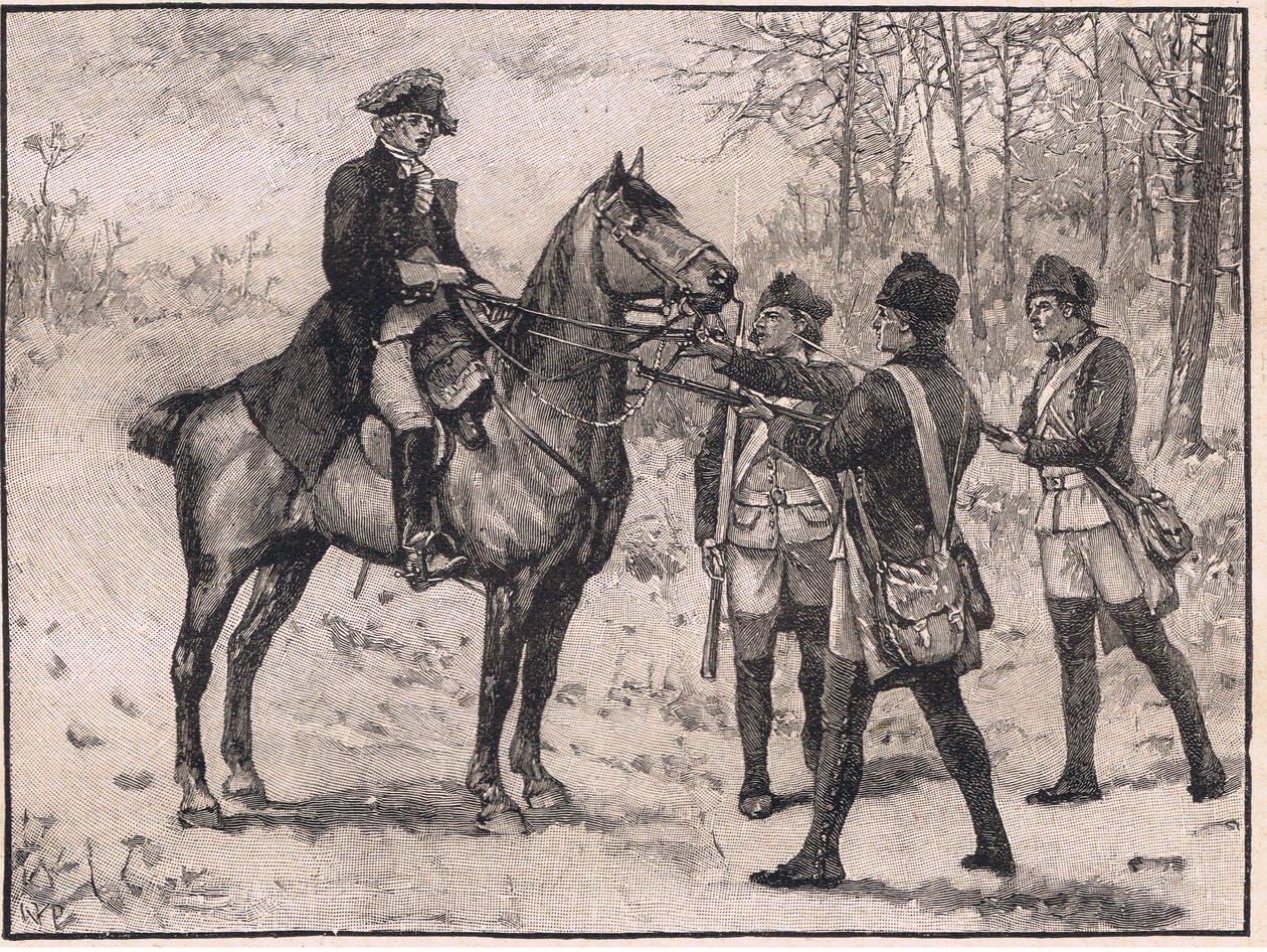 Verhaftung von Major Andre, 1780 von Walter Paget