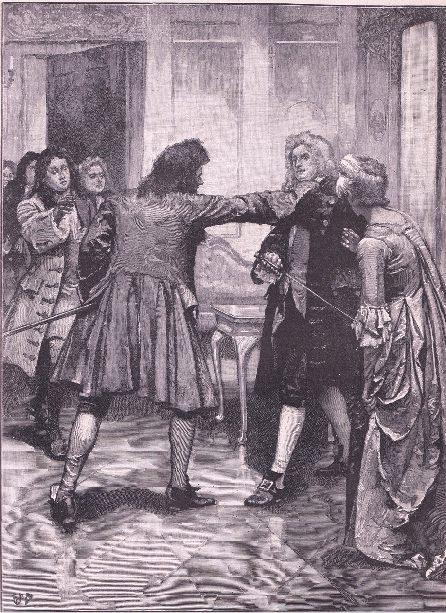 Walpoles Streit mit Townsend AD 1729 von Walter Paget