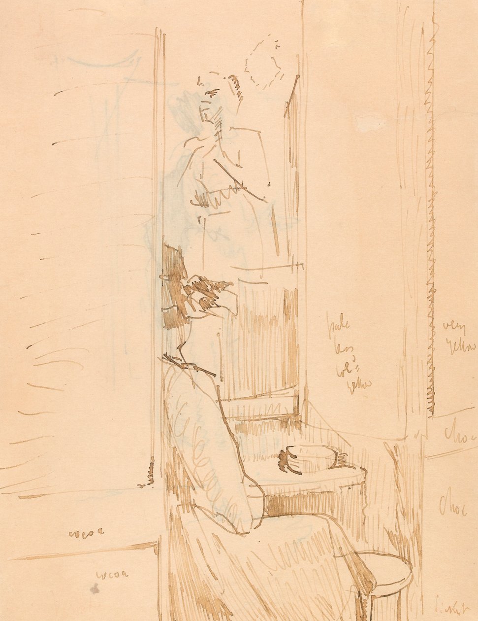 Café Vernet von Walter Richard Sickert
