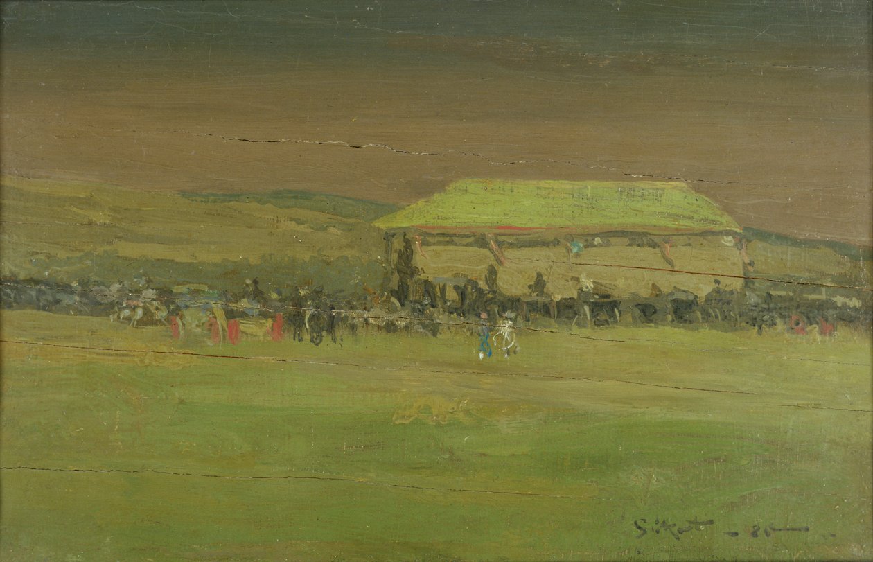 Rennen in Dieppe, 1885 von Walter Richard Sickert
