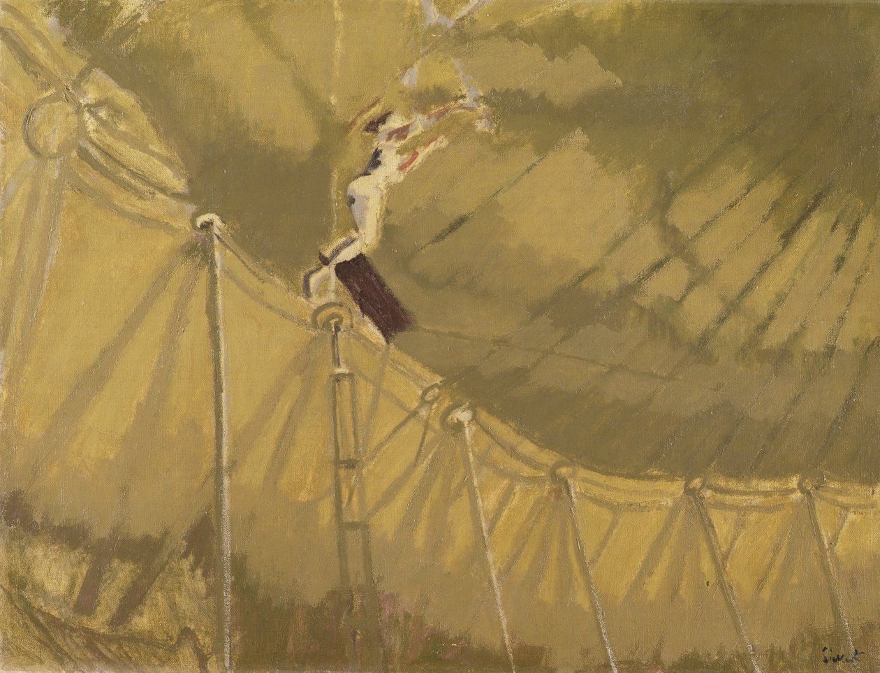 Das Trapez, ca. 1920 von Walter Richard Sickert