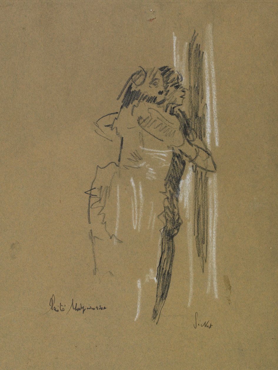 Zwei stehende Figuren, ca. 1907 von Walter Richard Sickert