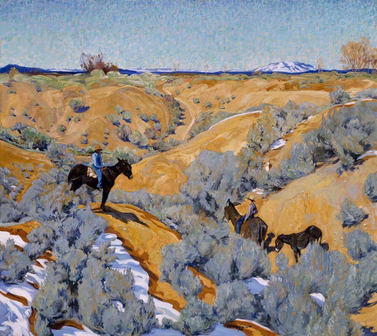 In einer Schlucht, ca. 1914-24 von Walter Ufer