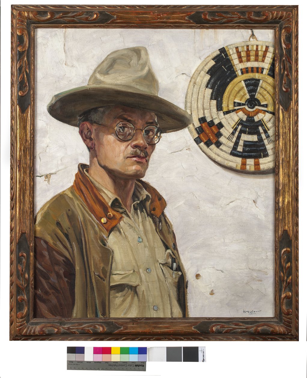 Selbstporträt von Walter Ufer