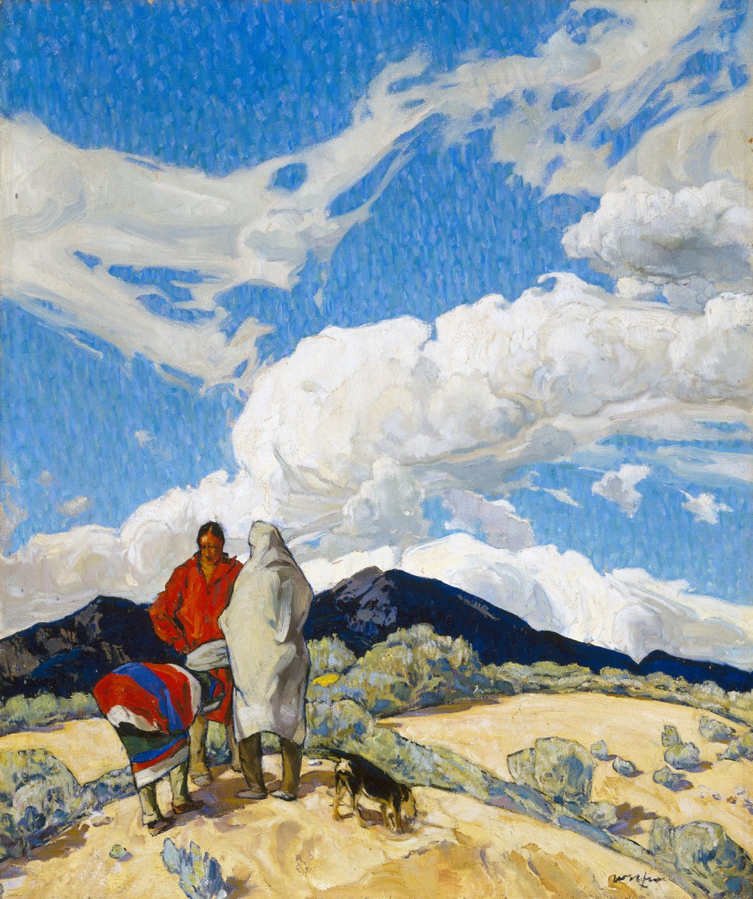 Das Rendezvous, ca. 1914-22 von Walter Ufer