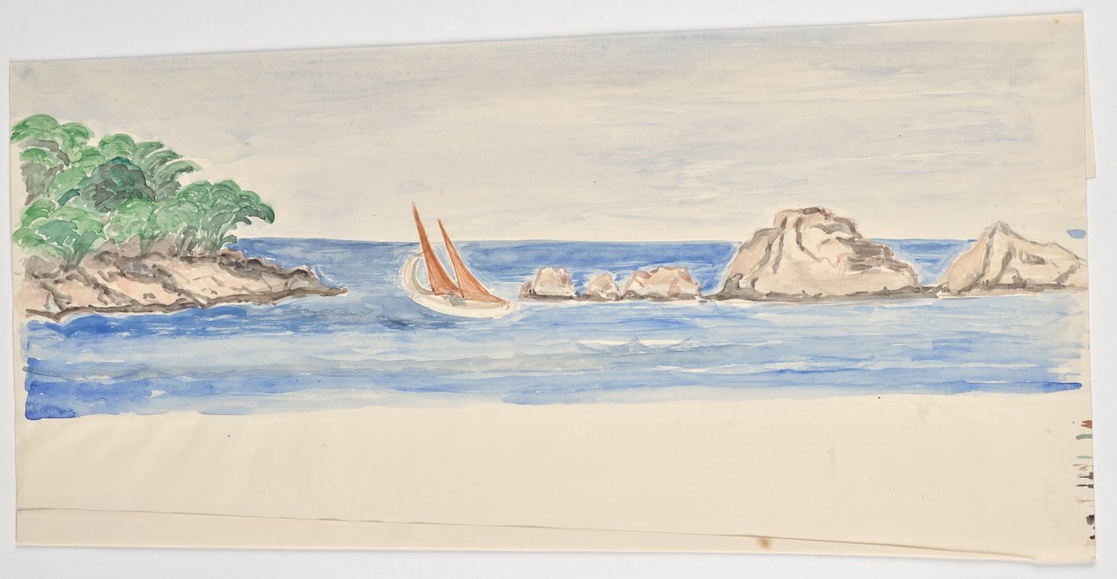 Küste in Florida (?) von Walter Barwig