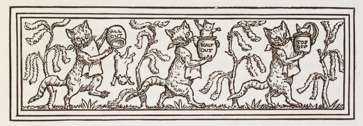 Katzen von Walter Crane