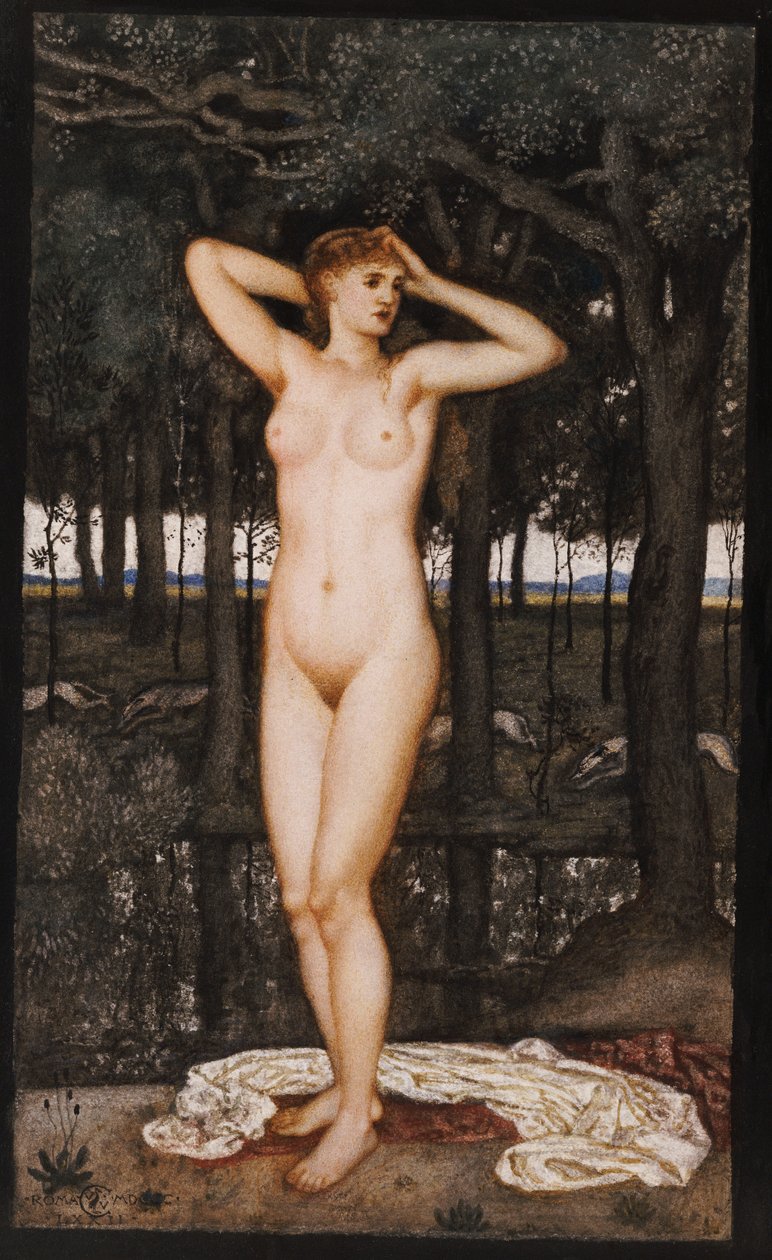 Diana im Bad, 1872 von Walter Crane