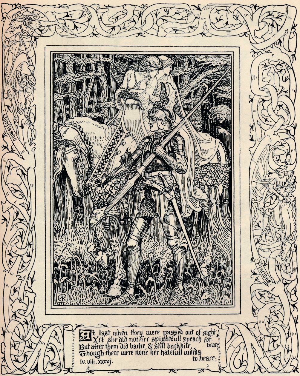 Faerie Queene, um 1900 von Walter Crane