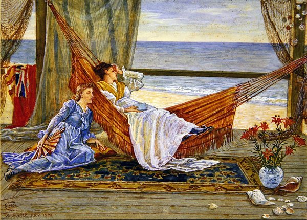Im Strandhaus von Walter Crane