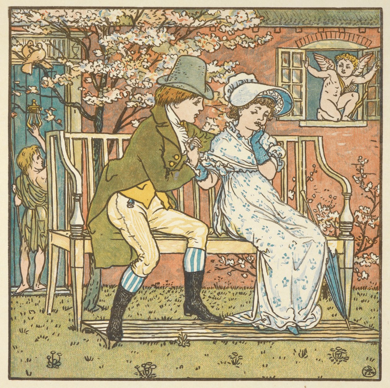 Kleiner Mann und Magd von Walter Crane
