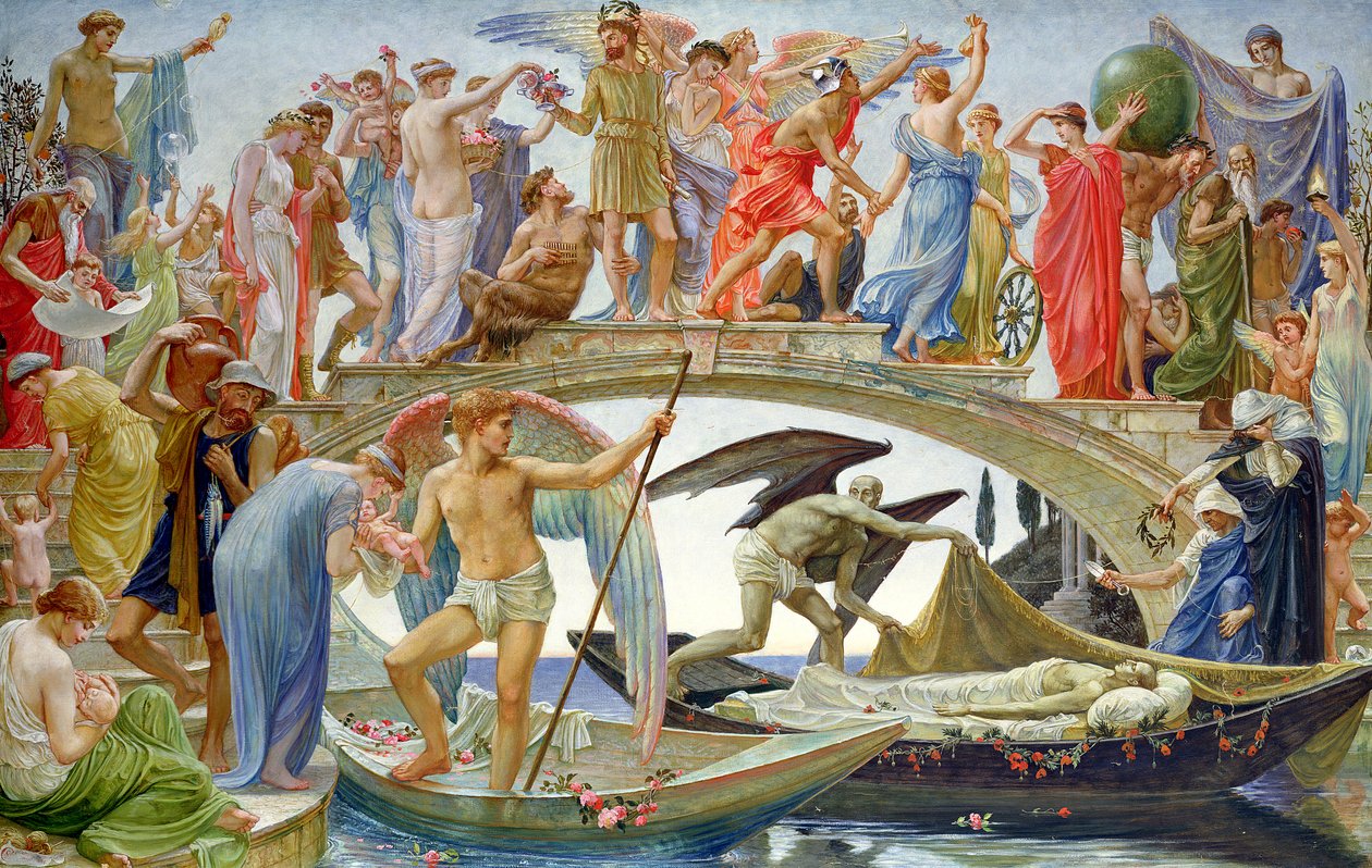 Die Brücke des Lebens von Walter Crane