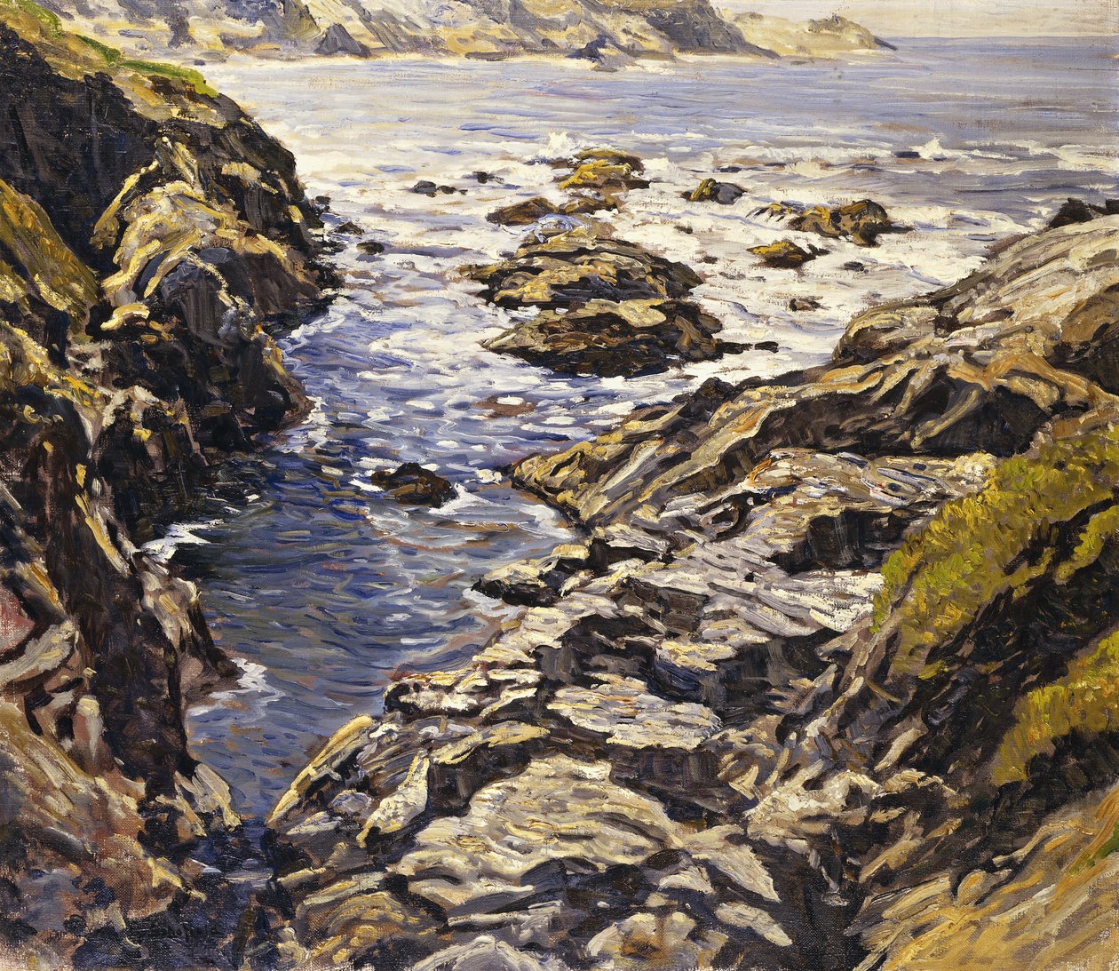 Felsige Küste von Walter Elmer Schofield
