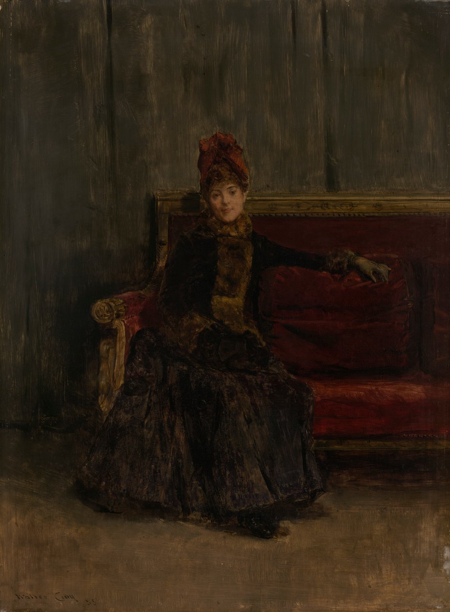 Sitzende Dame von Walter Gay