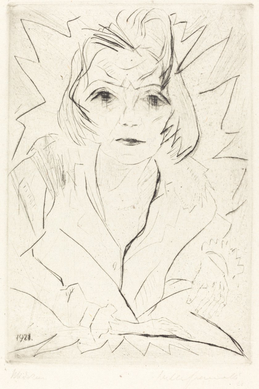 Mädchen, 1921 von Walter Gramatte