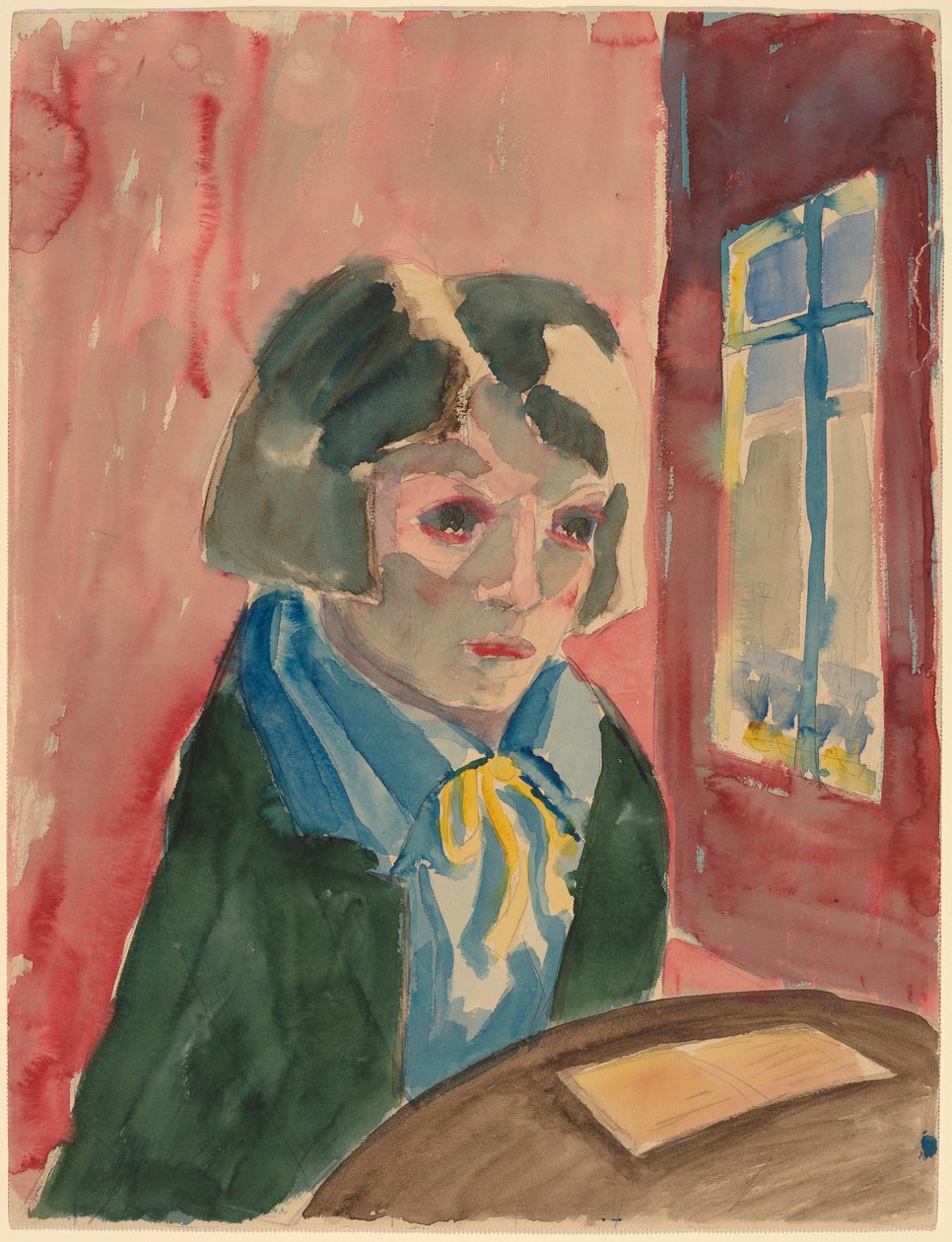 Mädchen am Fenster von Walter Gramatte