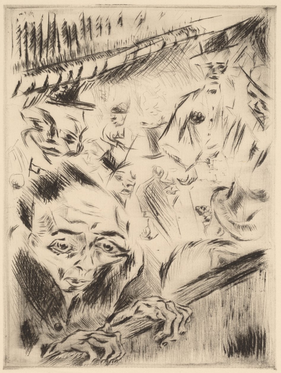 Robert im Theater, 1918 von Walter Gramatte
