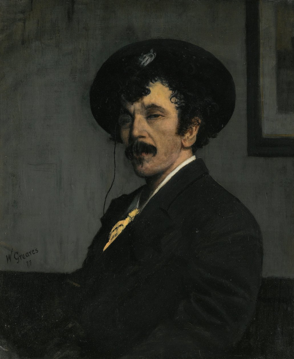 Porträt von James Abbott McNeill Whistler von Walter Greaves
