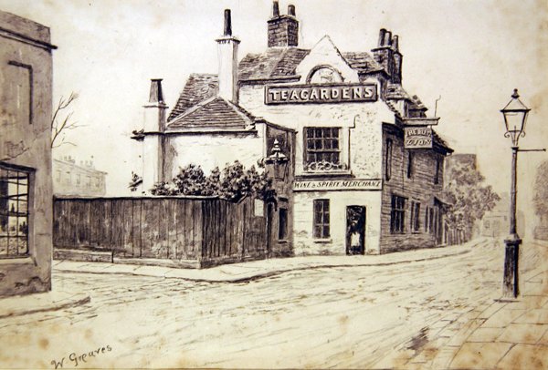 The Black Lion, Old Church Street, Chelsea von Walter Greaves