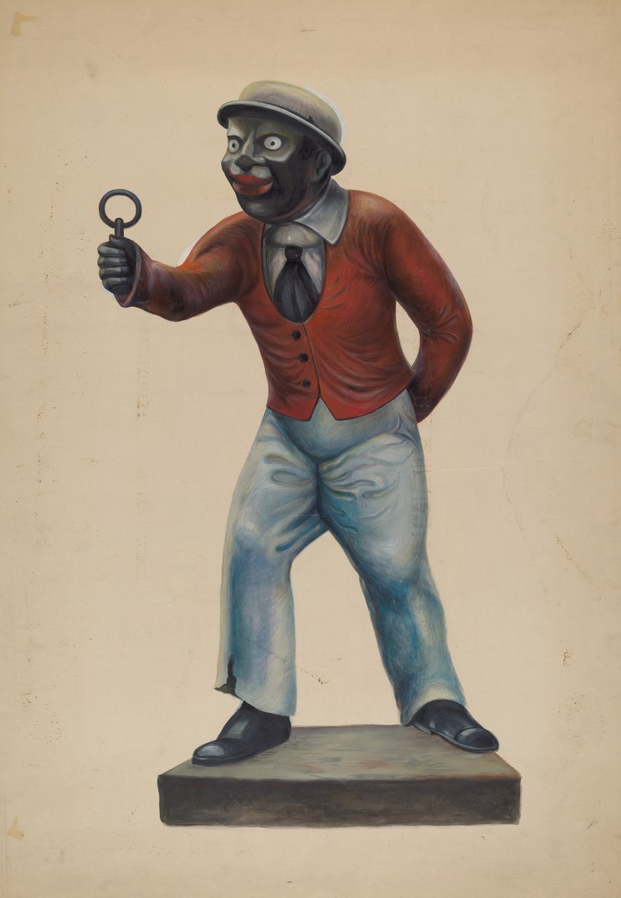 Anbindepfosten, um 1937 von Walter Hochstrasser