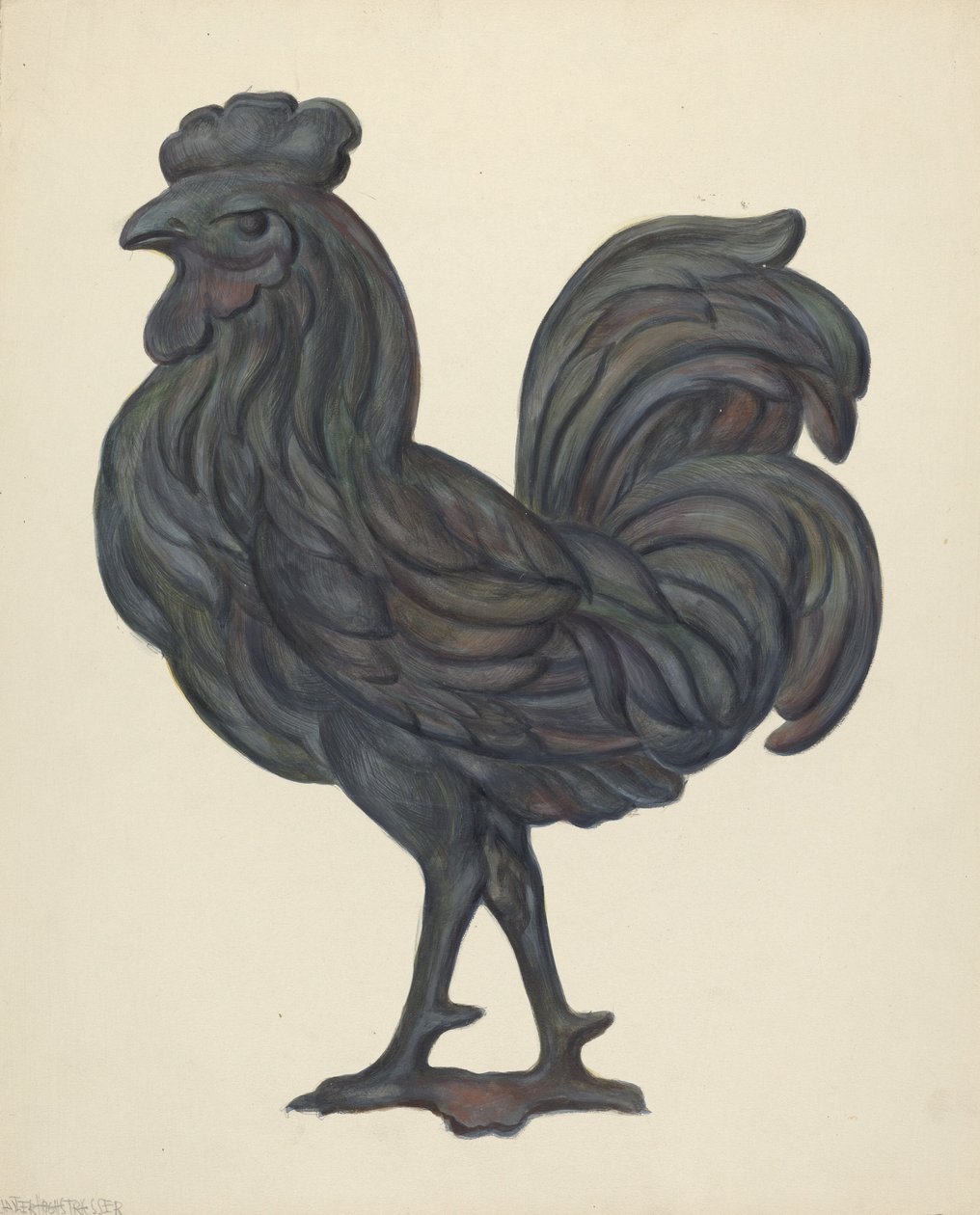 Wetterfahne, ca. 1937 von Walter Hochstrasser