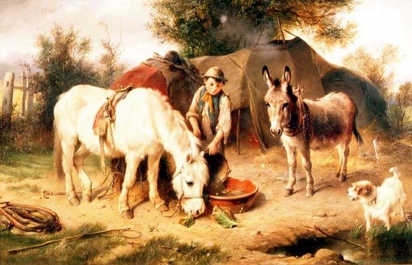 Das Zigeunerlager von Walter Hunt