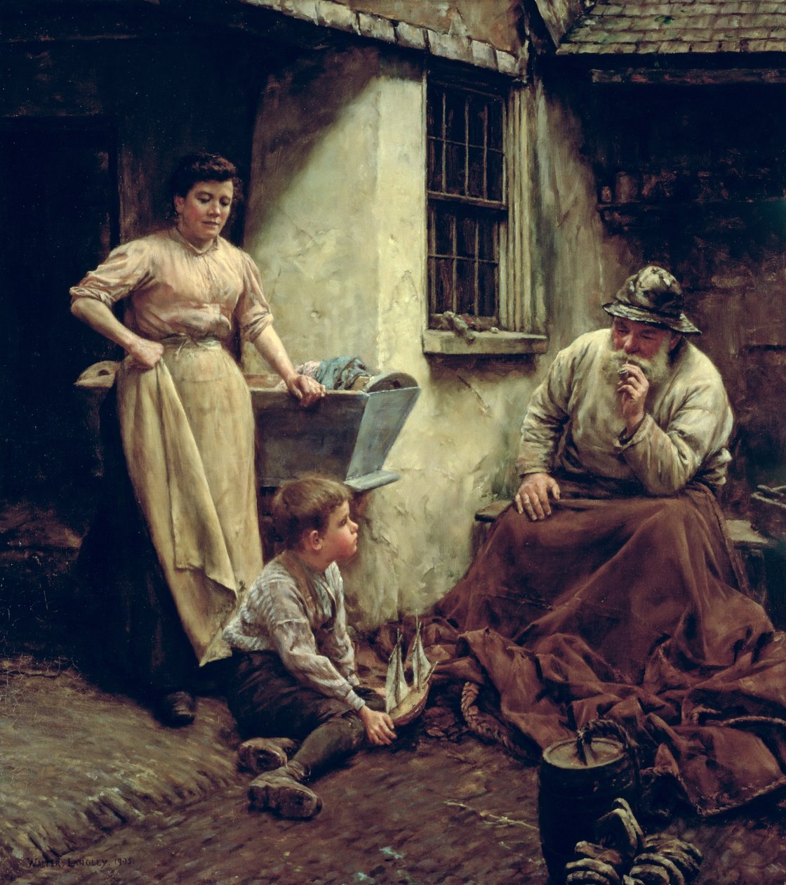 Ein Abbild des Alten von Walter Langley