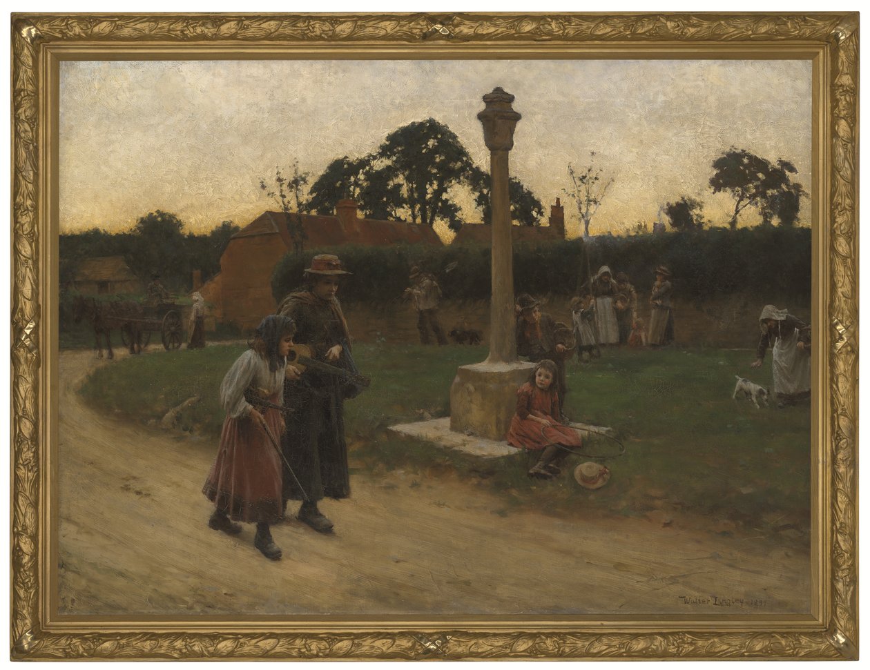 Wandernde Musiker von Walter Langley