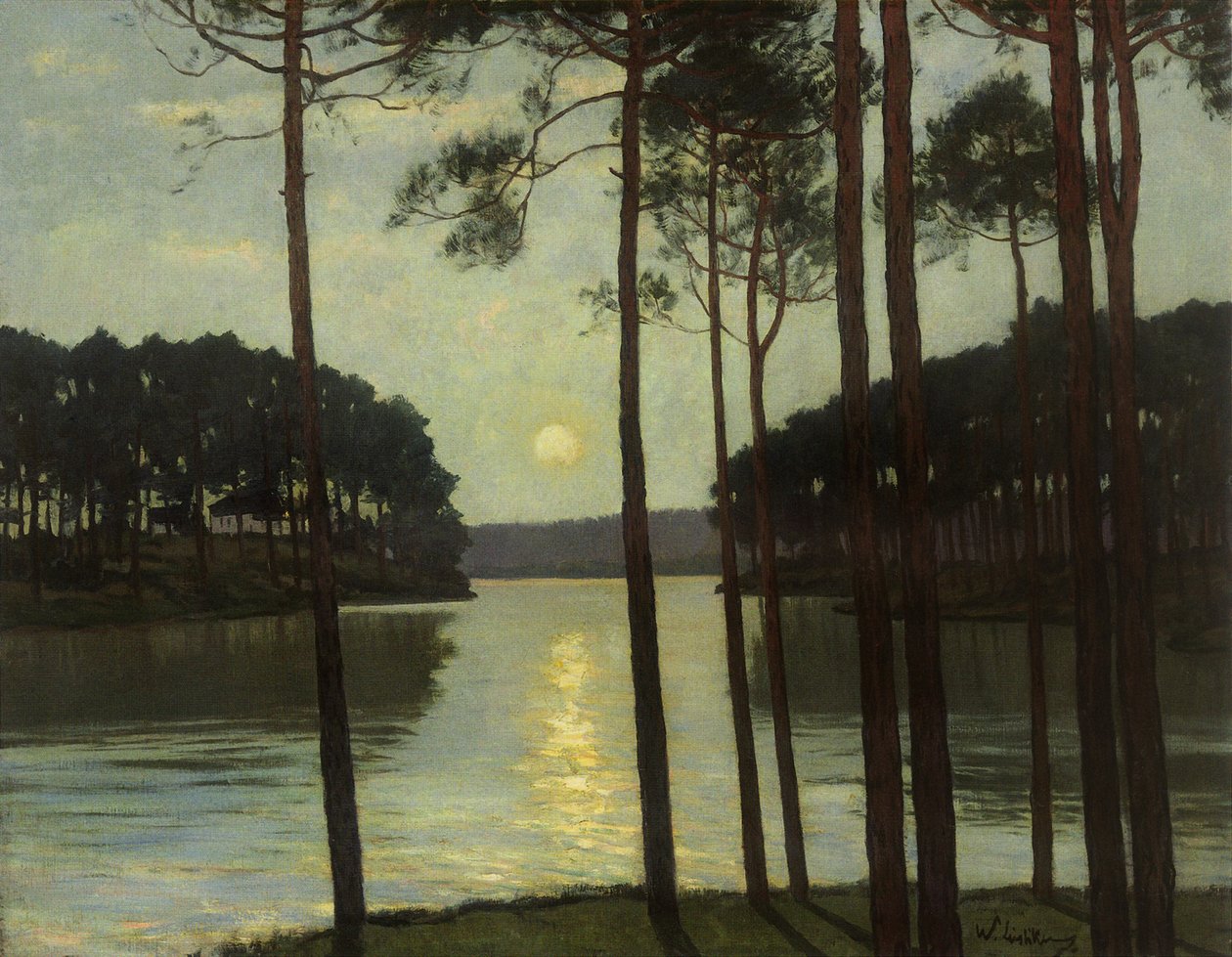 Abendstimmung am Schlachtensee von Walter Leistikow