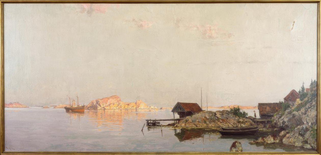 Skandinavische Küstenlandschaft von Walter Moras