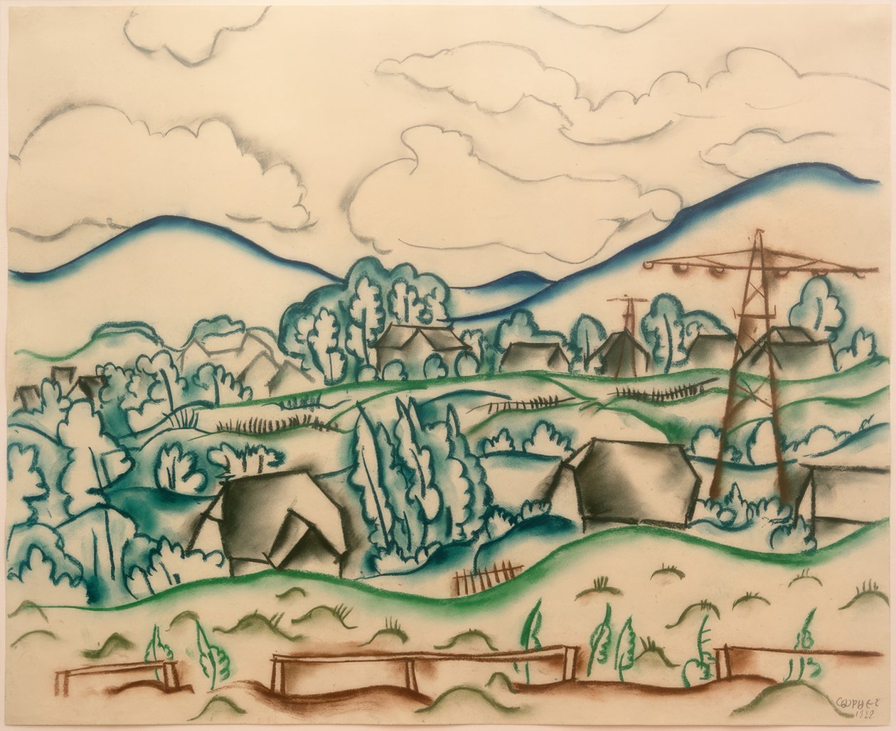Im Sauerland, 1928 von Walter Ophey