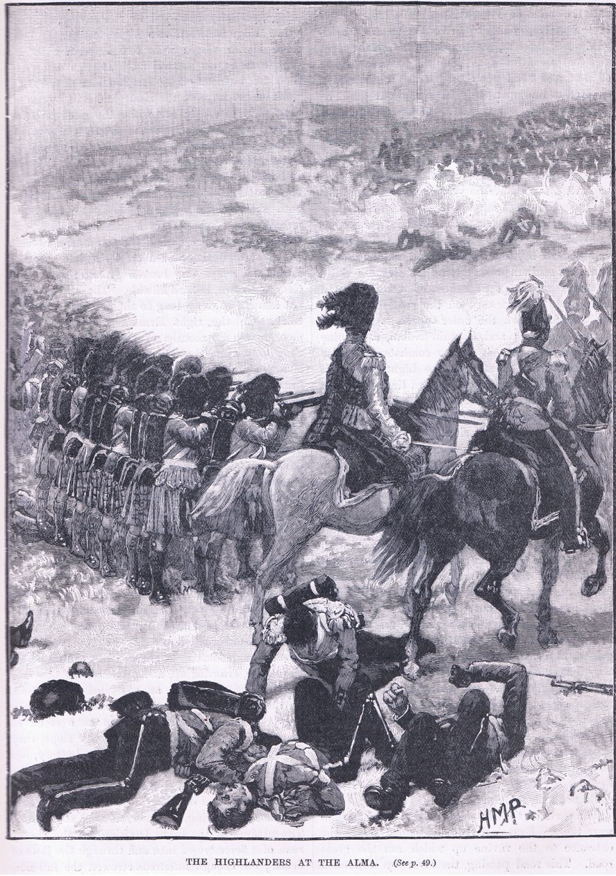 Die Highlander bei Alma 1854 n. Chr. von Walter Paget