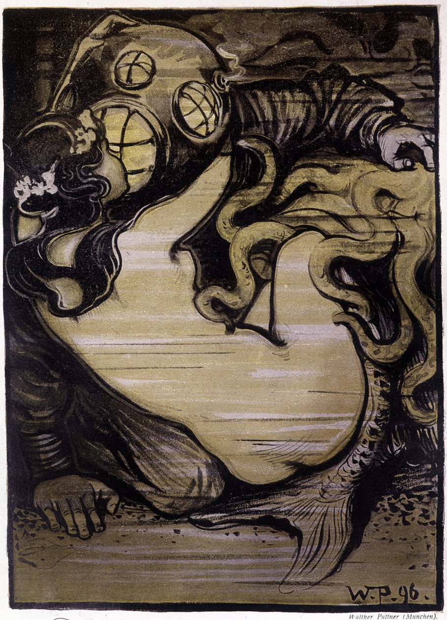 Sirene und Taucher, „Jugend“ von Walter Puttner
