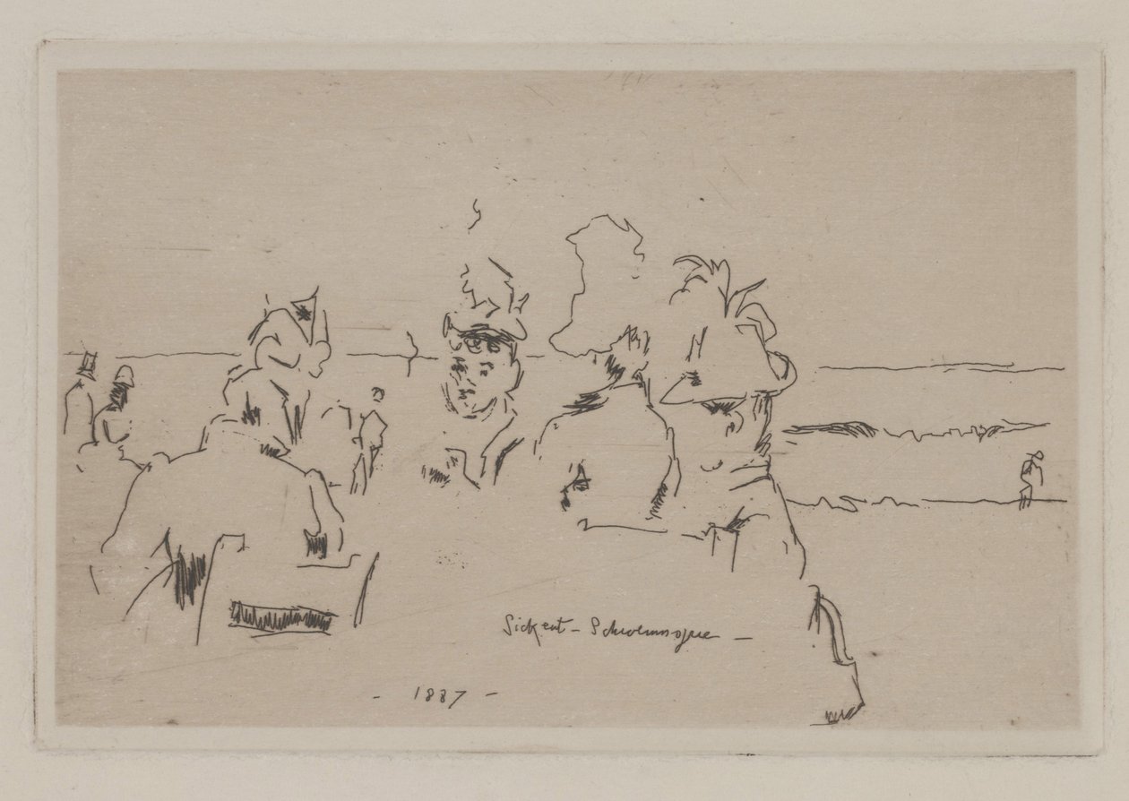 Scheveningen, Kaffeeklatsch von Walter Richard Sickert