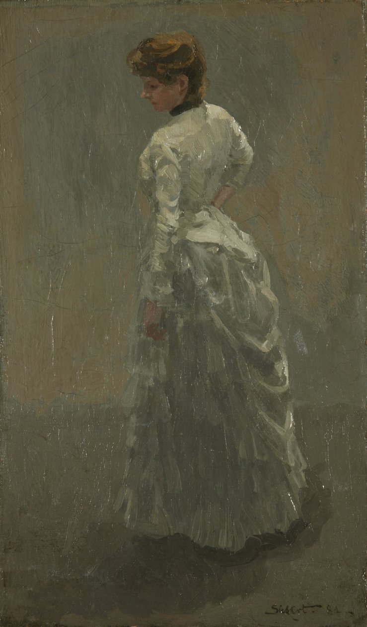 Das graue Kleid von Walter Richard Sickert