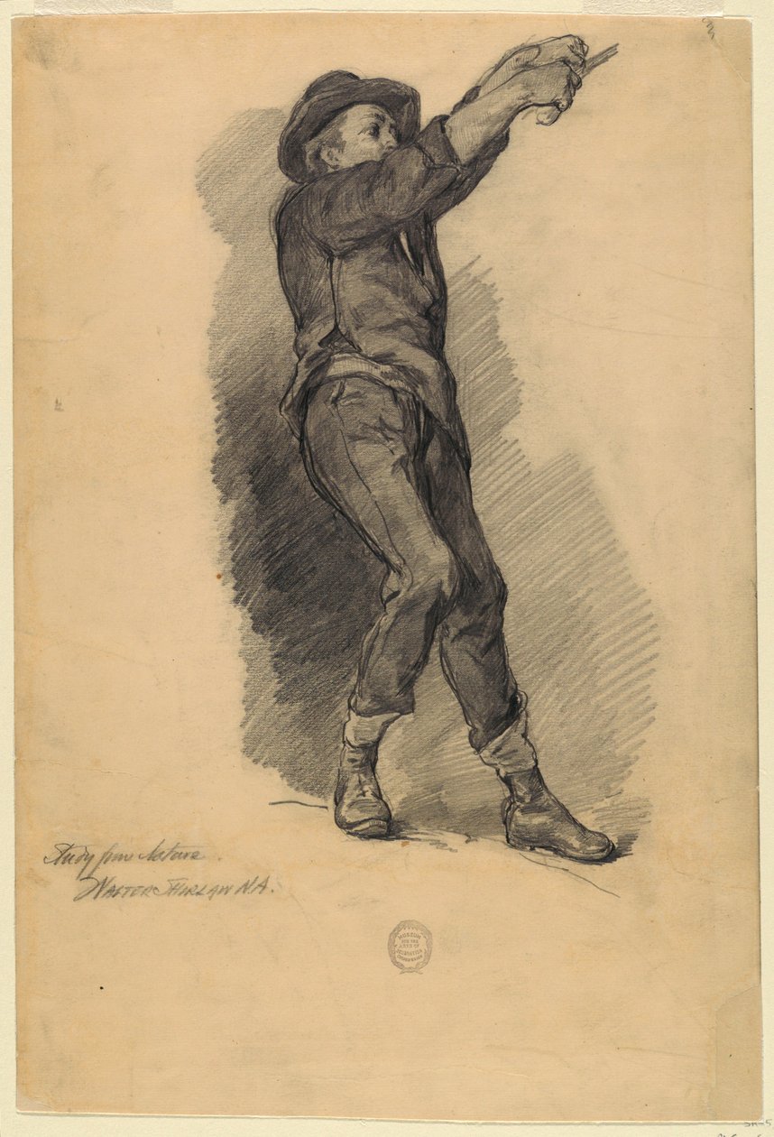 Zeichnung, USA, 1875–80 von Walter Shirlaw
