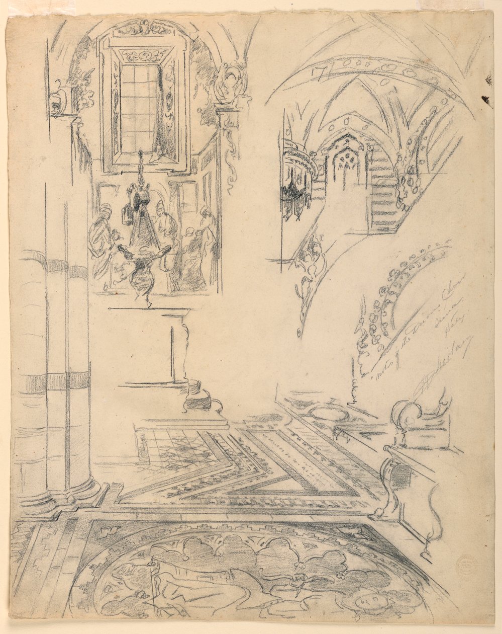 Notizen des Domchors, Siena, Italien von Walter Shirlaw