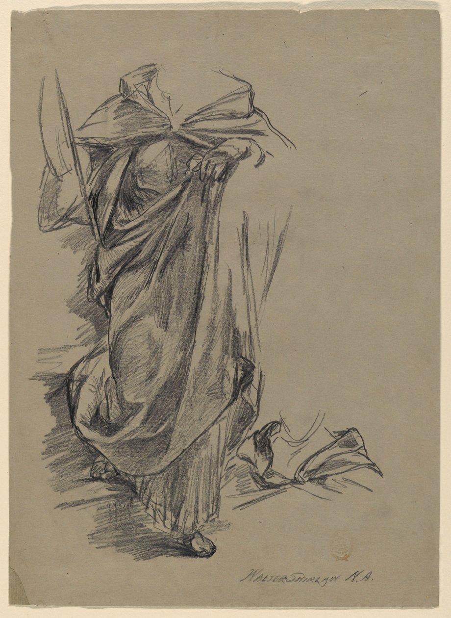 Studie der Draperie von Walter Shirlaw